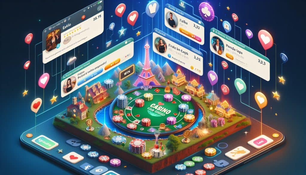 Casino igre koje su spojene s društvenim mrežama